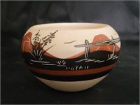 Native American Pottery Juan Redeye Bowl
