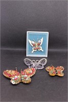 Lot of Butterfly Broches
