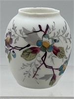 Vintage hand painted bud vase