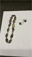 Vintage sterling handmade necklace