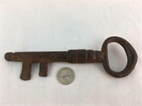 Antique Iron Jailers Skeleton Key
