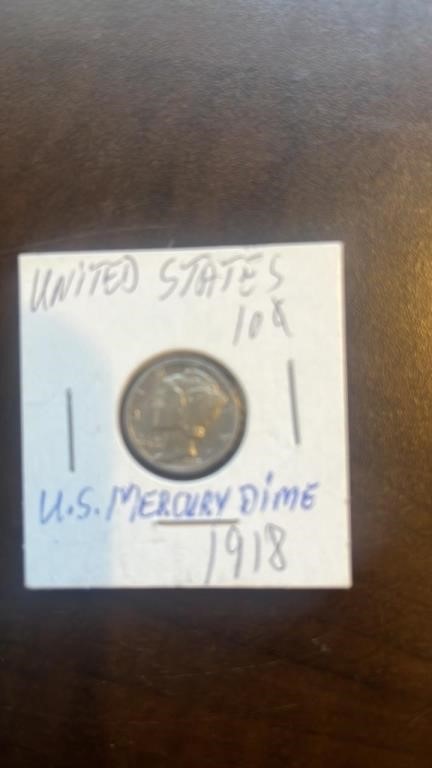 United States 10 cent coin