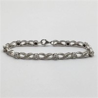 Sterling Silver Clasp Bracelet