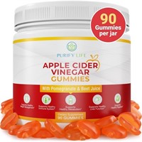 Detox Apple Cider Vinegar Gummies for Adults (90 c