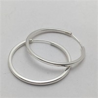 Sterling Silver Hoop Earrings