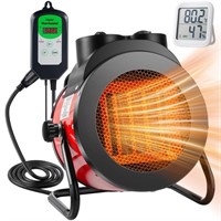 Dreyoo Greenhouse Heater Fan with Digital Thermost