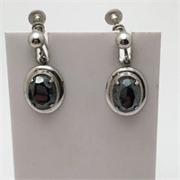 Sterling Silver Screw On Earrings