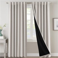 H.VERSAILTEX 100% Blackout Curtains for Bedroom wi