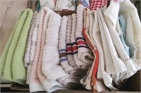 ASSORTED DISH TOWELS, RAGS, OTHER