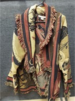 Western Native Horse Art Tapestry Jacket