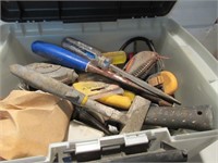 PLASTIC BOX FULL WITH TOOLS