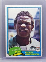 Rickey Henderson 1981 Topps