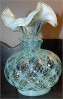 Fenton Opalescent Beaded Melon Vase