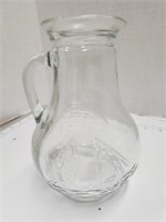 Clear Glass Nautical Pitcher #2