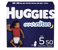 Huggies Disposable Overnight Diapers - Size 5 50ct