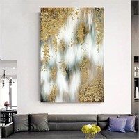 Formarkor 32x48'' Golden Abstract Wall Art