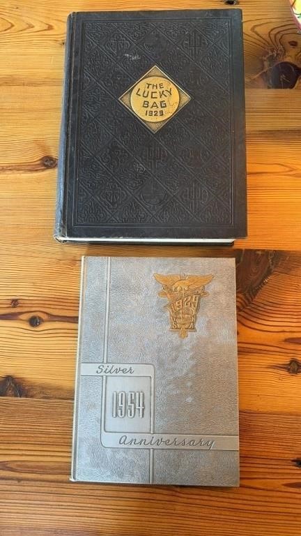 1929 Lucky bag, US naval Academy, yearbook, along