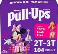 Pull Ups Girls Potty Training Underwear 2-3T 104CT