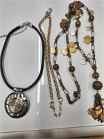 3 Costume Jewelry Necklaces