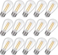 S14 Replacement LED Light Bulbs, 15pk