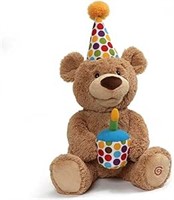 GUND Happy Birthday Bear Singing Light Up Animal