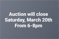 Auction Closing Info