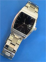 1990's-2000's HBO Wrist Watch Silver Black Face