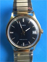 Vintage 1980s Timex Marlin Black Dial England
