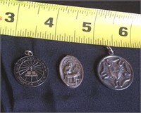 ASSTD SILVER TONE PENDANTS, LUTHERAN, OTHER