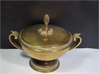 Vintage Nora Fenton Designs Large Etched Brass