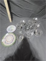 Crystal Glasses, Rochester Root beer Mug, Decorati