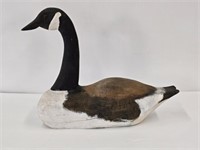 HAND CARVED CANADA GOOSE - SIGNED ON BOTTOM
