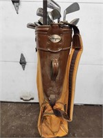 Vintage Hogan Golf Bag & Wilson Clubs