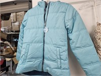 Whales Tail Outerwear Jacket, Light Blue (14/16)