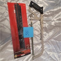 hack saw and blades