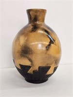 POTTERY VASE SIGNED ERNESTO RAMIREZ - 10.5" TALL