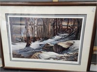 Very Nice Framed Terry Redlin Boulder Ridge Print