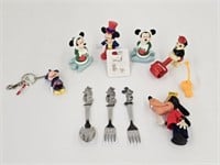 MICKEY MOUSE COLLECTABLES & KIDS CUTLERY SET