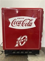 Vintage Coca-Cola 10 Cents Refrigerator WORKING