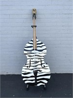 Signed Upright Custom Tiger Striped Bass w/ Case