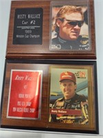 Rusty Wallace Card Plaques