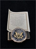 NEW JFK Half Dollar Presidential Seal Goldtone