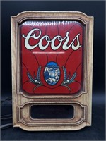 Vintage 1981 Coors Banquet Light Up Clock Sign