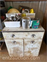 30" X 24" X 31" CABINET W/ CONTENTS