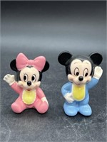 Vintage Walt Disney Baby Mickey & Minnie Ceramic