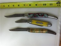 3 PC VTG POCKET KNIVES #8