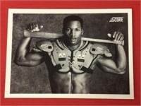 1990 Score Bo Jackson Bat w/ Shoulder Pads Iconic
