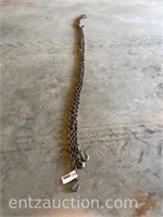 LOT OF 13', 12' & 10' CHAIN, 3/8" & 5/16"