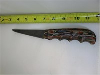 FIXED BLADE KNIFE, MULTI COLOR HANDLE