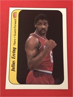 1986 Fleer Julius Dr. J Erving Sticker 76ers HOF